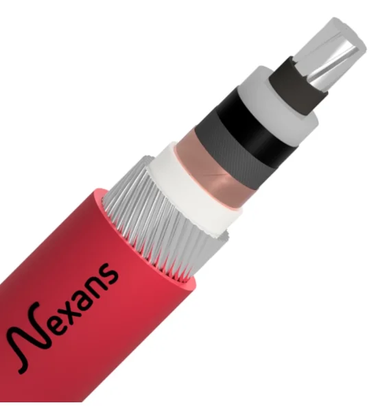 Nexans Zirehli Kabel AL/XLPE/CTS/LSZH/AWA/LSZH – 19/33 kV