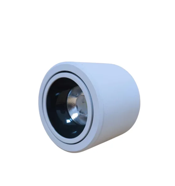 Delux TROYA 15W spot işıq 7W (70×65 mm, ağ+qara, 6500K)