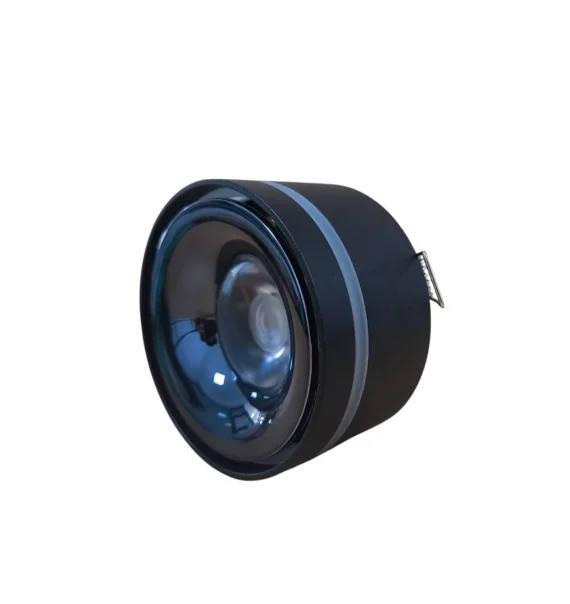 Delux ROMA 35B spot işıq 12W (85×45 mm, qara+gun black, 6500K–4000K)