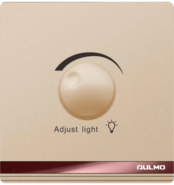 Aulmo işıq tənzimləyici açar (Dimmer) – L50 seriyası L5034 (Ağ / Boz / Qızılı)