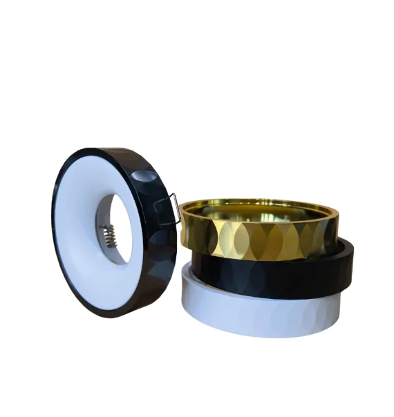 Delux PUMA 03 spot işıq(98×25 mm, müxtəlif rənglər: gun black, qızılı, ağ, qara)