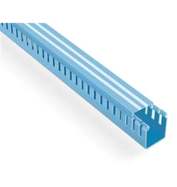 Delikli Kabel Kanalları Mavi 25x25