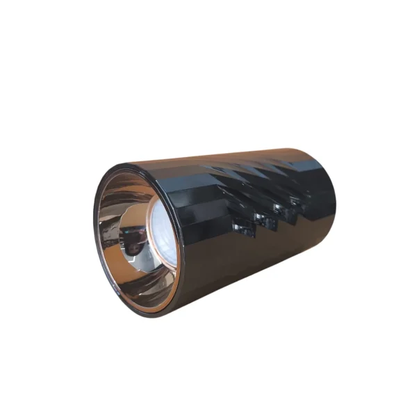 Delux TROYA 23B spot işıq 12W (75×130 mm, gun black+rose gold, 6500K)
