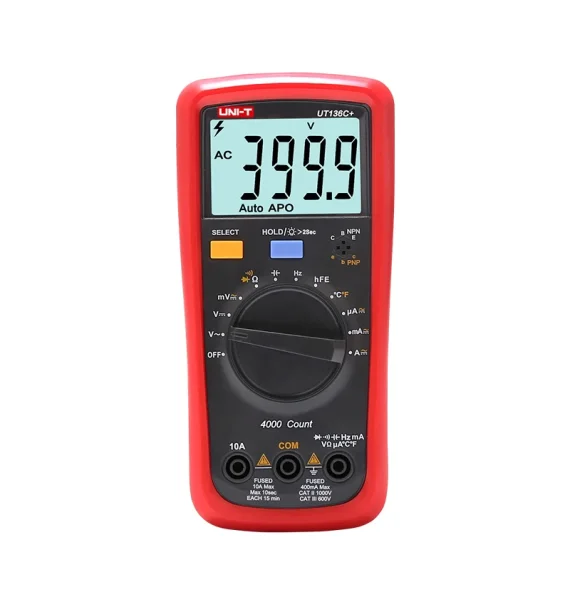 UNI-T UT136C+ Rəqəmsal Multimetr (Temperatur Ölçmə Funksiyalı)