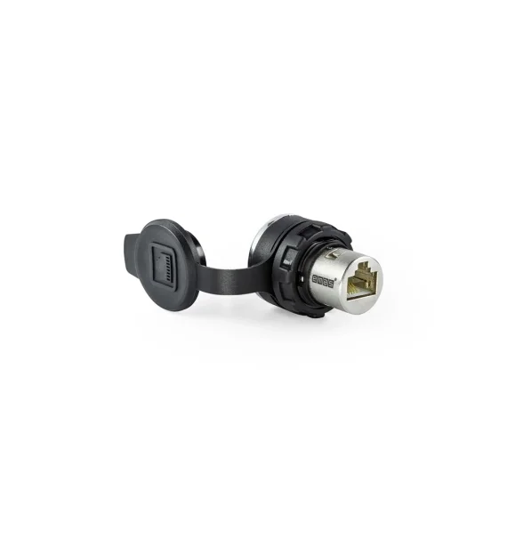 Emas B Seriyası Plastik 22 mm RJ45 Dişi-Dişi Panel Soketi — BRJ45