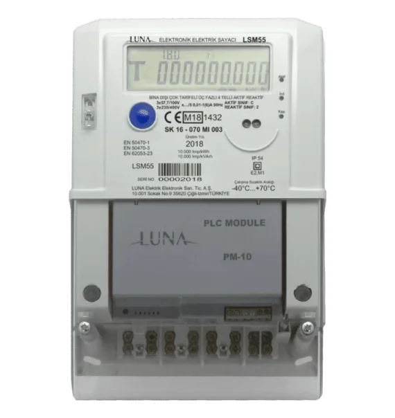Luna LSM55 modulyar elektrik sayğacı