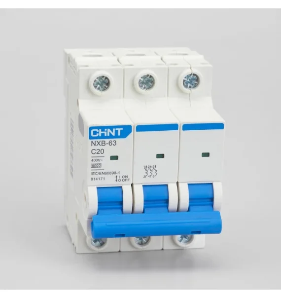 Chint Nxb 63 3P 20A 6Ka Xarakteristika C Avtomatik Acar