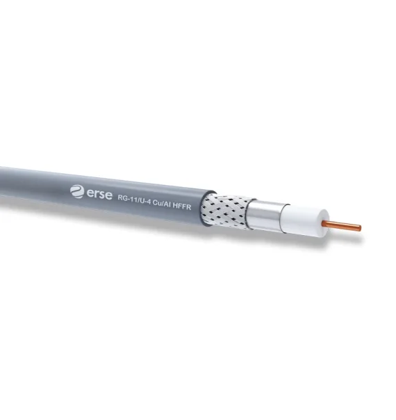 Erse RG 11/U-4 Cu/Al HFFR Koaksial Kabel