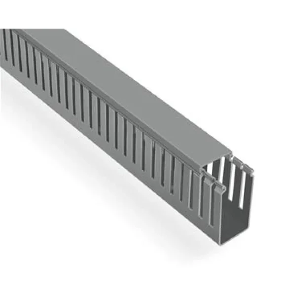 Delikli Kabel Kanalı 40x60 (Mavi-Gri)