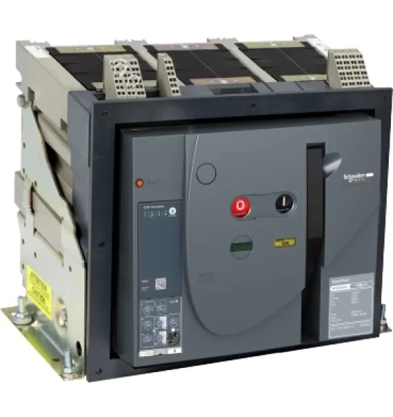 (MVS25H3MF5L) Schneider Electric EP MVS CB 2500A, 65kA, 3P, sabit MF ET5 manual avtomat açar