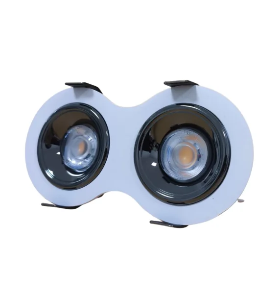 Delux ROMA 44WB spot işıq 2×10W (white + black, 4000K)