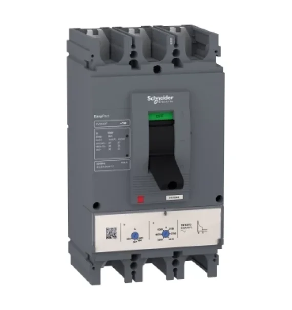 LV540306 Schneider Electric EasyPact CVS400F avtomat açar, TM-D 400A açma bloklu, 3 qütblü, 36kA, 415V