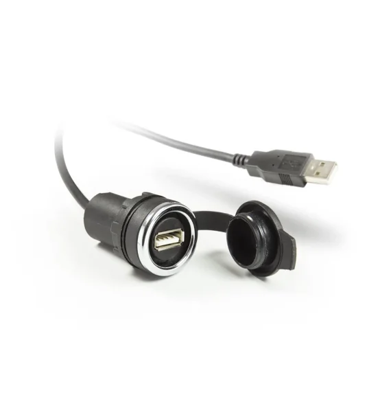 Emas B Seriyası Plastik 1.5 mt Kablolu 22 mm USB Konnektor — BUSB