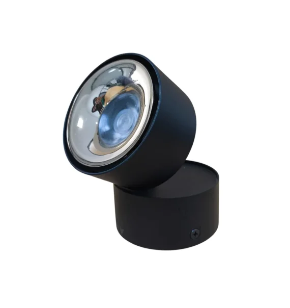 Delux TROYA 19B spot işıq 12W (85×90 mm, qara+French gold, 6500K)