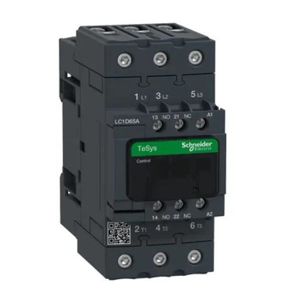 LC1D65AM7 Schneider Electric TeSys D Kontaktor – 3P (3NA) – 65A, 220V AC 50/60Hz standart bobin