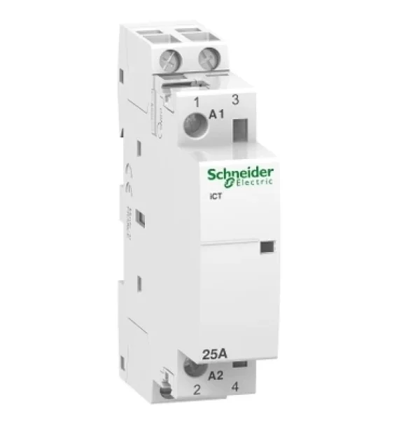 Schneider Electric iCT Kontaktor – 25A 2NO, 230–240V 50Hz (A9C20732)