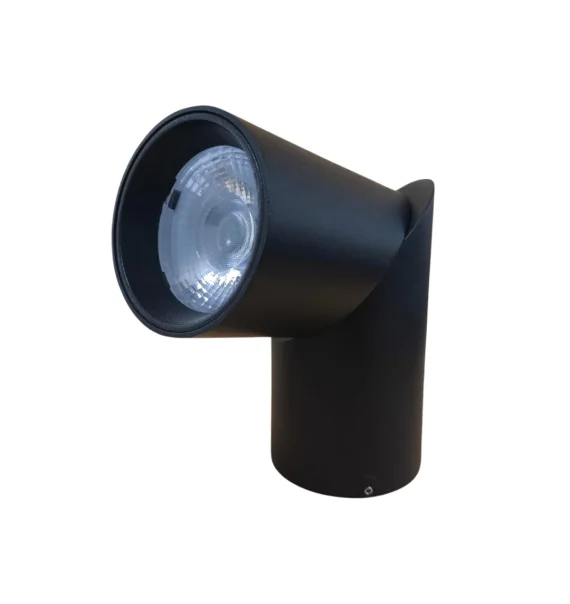 Delux TROYA 25B spot işıq 12W (75×210 mm, qara, 6500K)
