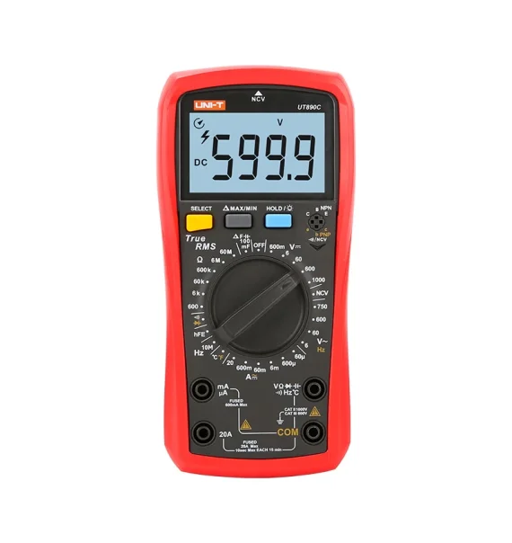 UNI-T UT890C+ Rəqəmsal Multimetr (True RMS və NCV Funksiyalı)