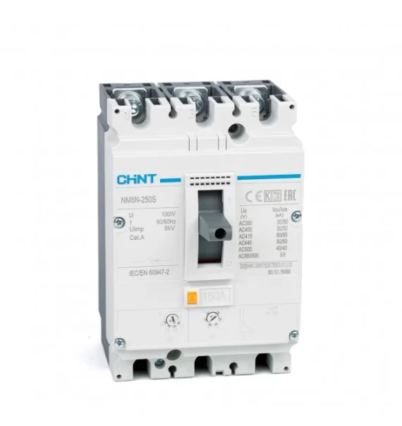 Chint Nm8N 250S Avtomatik Acar 3P 160A 50Ka Tm Tipli Tenzimlene Bilen Termomaqnit Acilma R