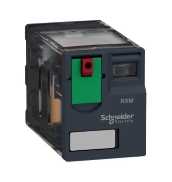 RXM4AB1B7 Miniatür plug-in rele, 6A, 4 dəyişən kontakt (CO), 24V AC