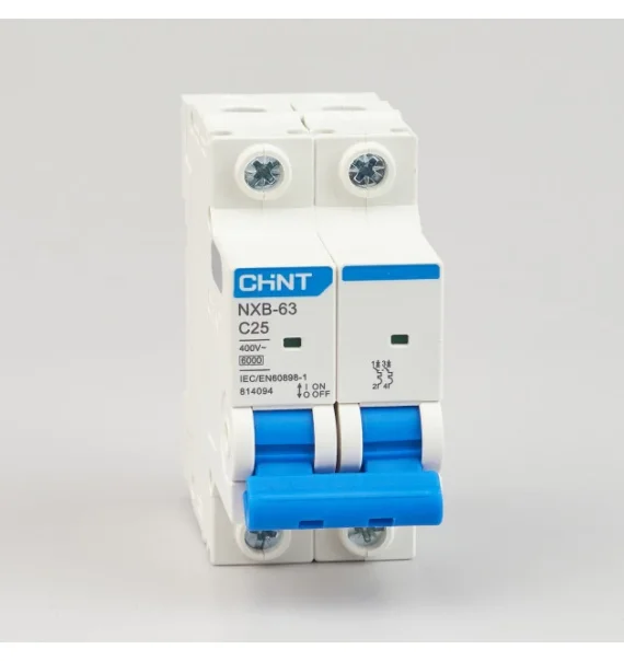 Chint Nxb 63 2P 25A 6Ka Xarakteristika C Avtomatik Acar