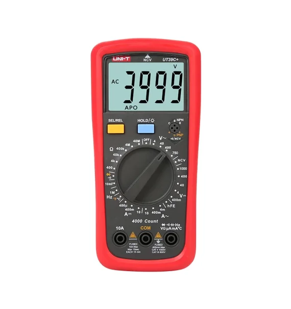 UNI-T UT39C+ Rəqəmsal Multimetr (Temperatur Ölçmə Funksiyalı)