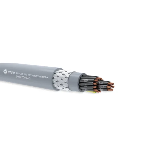 Erse ERFLEX 120-YCY / H05VVC4V5-K (NYSLYCYö) Ekranlı İdarəetmə Kabeli