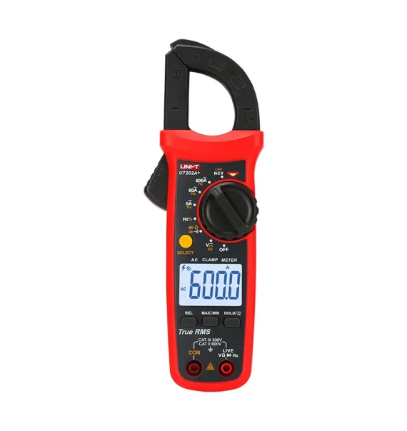 UNI-T UT202A+ Cəngəlli Rəqəmsal Multimetr (True RMS və Əsas Ölçmə Funksiyalı)