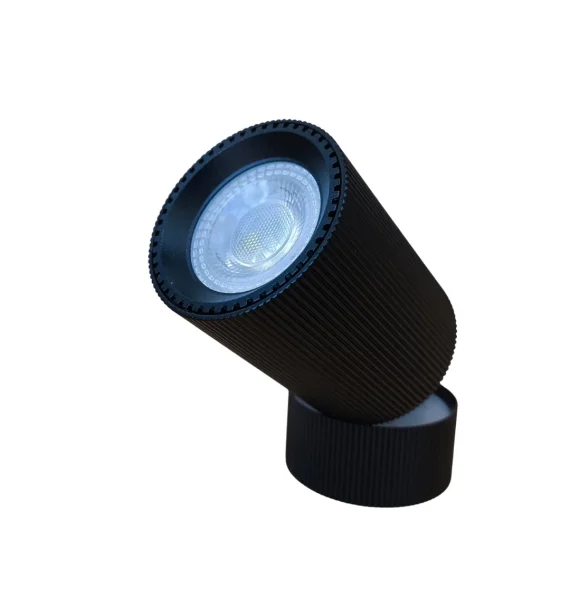 Delux TROYA 35B GU10 spot işıq (D60×W115 mm, qara, 4000K)