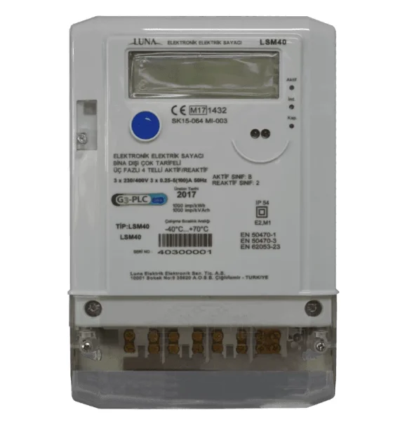 Luna LSM40 modulyar elektrik sayğacı