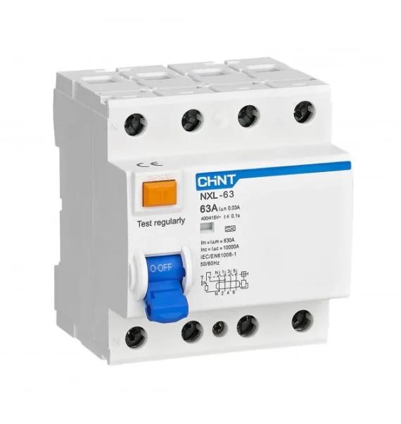 Chint Nxl 63 6Ka 3Pn 63A 30Ma A Tip Diferensial Acar