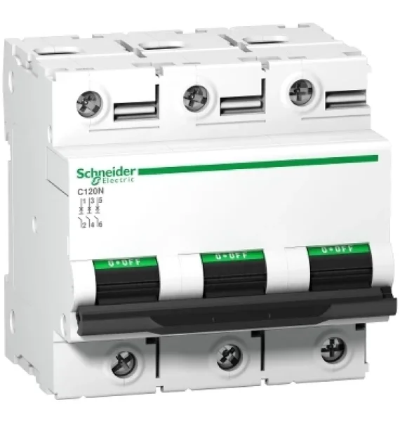 A9N18365 Schneider Electric Acti 9 C120N Avtomat – 3P, 80A, C əyrisi, 10kA (IEC 60947-2)