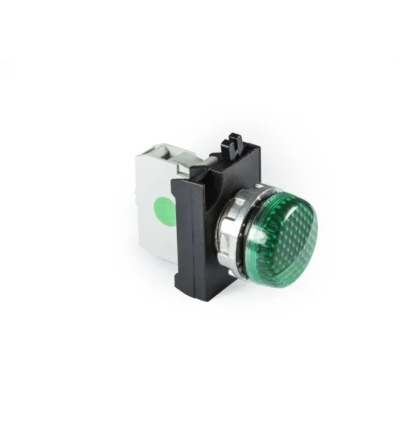 Emas CM Seriyası Metal LED’li 12-30V AC/DC Yaşıl 22 mm Siqnal — CM090XY