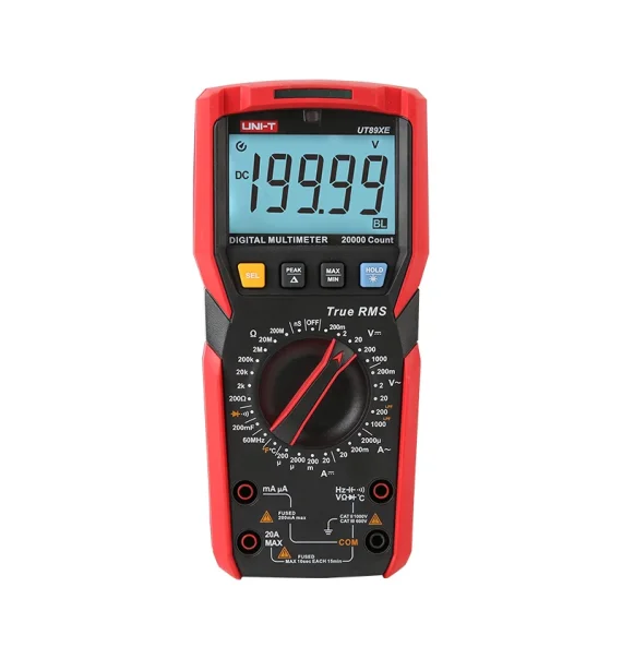 UNI-T UT89XE Rəqəmsal Multimetr (True RMS, NCV və Temperatur Ölçmə ilə)