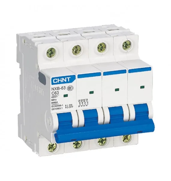 Chint Nxb 63 Avtomatik Acar 4P 40A 6Ka Xarakteristika C