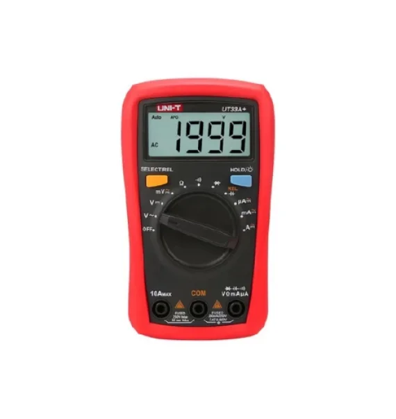 UNI-T UT33A+ Rəqəmsal Multimetr (Palm Ölçülü)