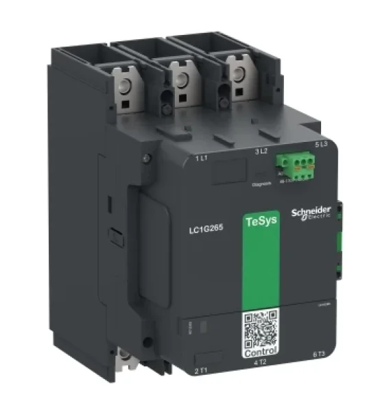 LC1G265KUEN Schneider Electric TeSys Giga Yüksək Güclü Kontaktor – 3P (3NA) – 265A, 100–250V AC/DC bobin