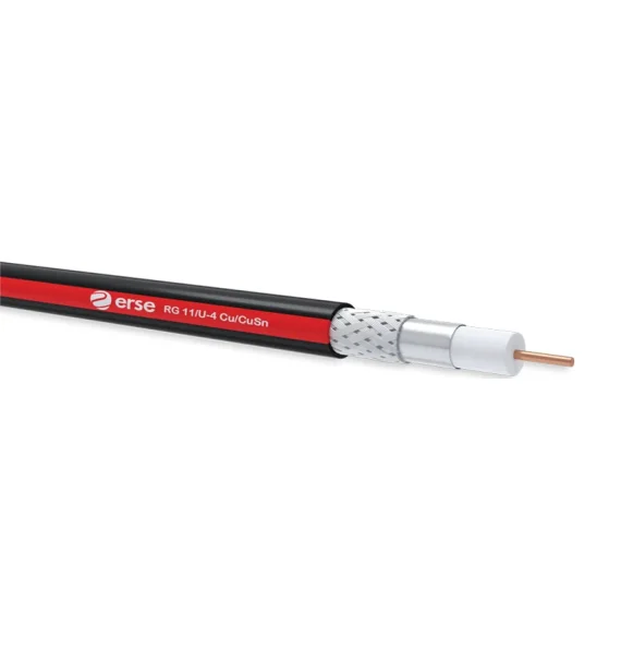 Erse RG 11/U-4 Cu/CuSn Koaksial Kabel