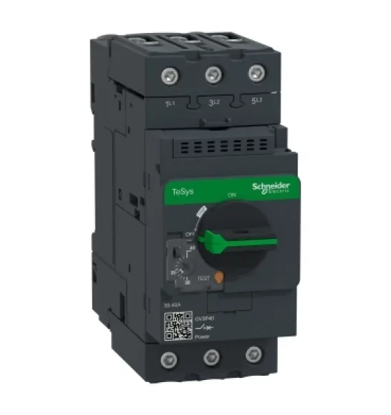 GV3P40 Schneider Electric TeSys GV3 Mühərrik Qoruyucu Avtomat – Termik-Maqnit – 30…40 A – EverLink Terminallar