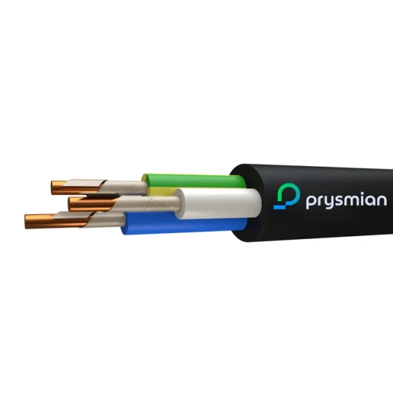 Prysmian PPGng(A)-FRHF 1kV – Mis keçiricili, halogensiz izolyasiyalı, yanğına davamlı, alovun yayılmasına qarşı və aşağı tüstülü enerji kabeli