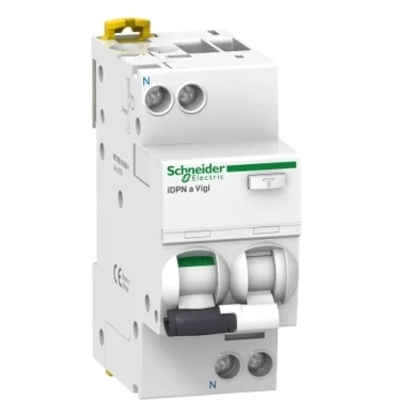 Schneider Electric iDPN a Vigi RCBO – 1P+N, 16A, C əyri, 4500A, AC tip, 30mA (A9D34616)