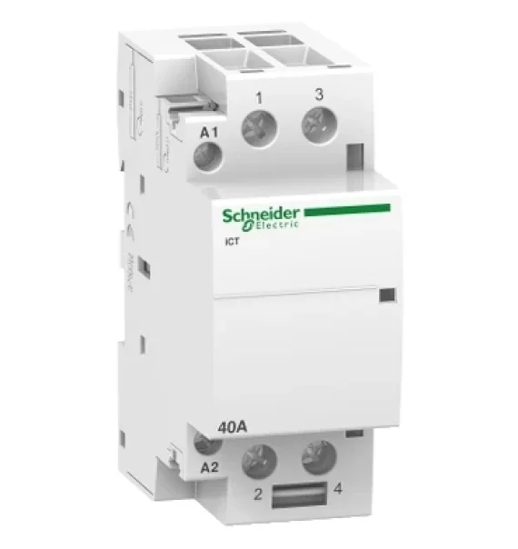Schneider Electric iCT Kontaktor – 2 qütblü, 2NO, 40A, 220–240V AC (A9C20842)