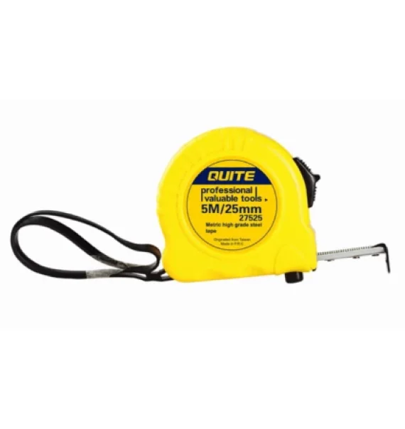 27213 Quite ABS Ölçü Ruleti – Yüksək Keyfiyyətli Polad Lent, 2m / 3m / 5m / 7.5m / 8m