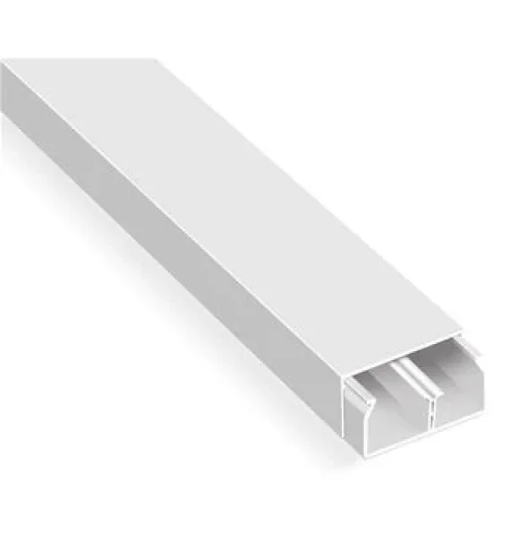 Mutlusan 40x17 mm Bölməli Xaricdən Qapaqlı Kabel Kanalı (MEKS seriyası)