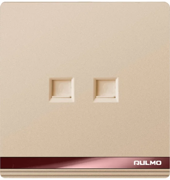 Aulmo Double NET priz – L50 seriyası L5024 (Ağ / Boz / Qızılı)