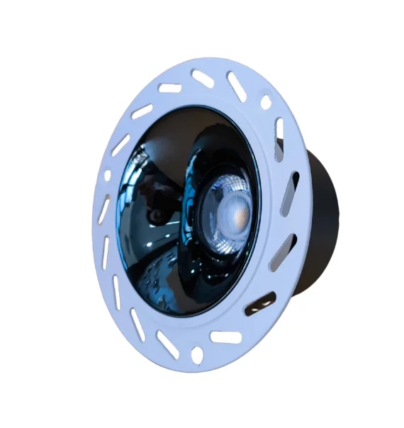 Delux ROMA 42B spot işıq (100 mm, ağ + qara, 10W 4000K)