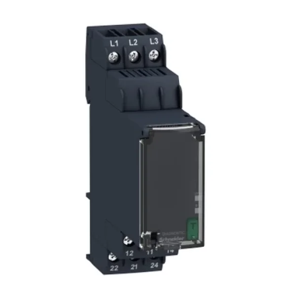 Schneider Electric RM22TG20 – 3 fazalı nəzarət rolu, 183–528Vac, 2 dəyişən kontakt (2 C/O)