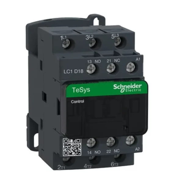 LC1D18F7 Schneider Electric TeSys D Kontaktor – 3P (3 NA) – AC-3 – <= 440 V 18 A – 110 V AC Bobin