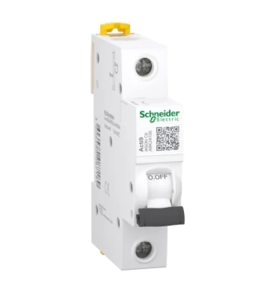 Schneider Electric Acti9 iK60N Miniatür Avtomat – 1P, 6A, C əyri (A9K24106)