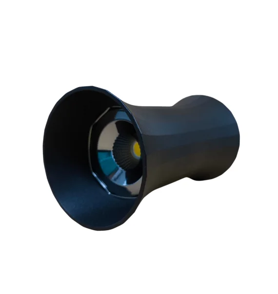 Delux TROYA 33B spot işıq (70×119 mm, mat qara)